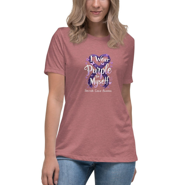 Pancreatic Women's Myself Tee - JohnVsGBMHeather MauveS