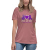 Pancreatic Women's Peace Tee - JohnVsGBMHeather MauveS