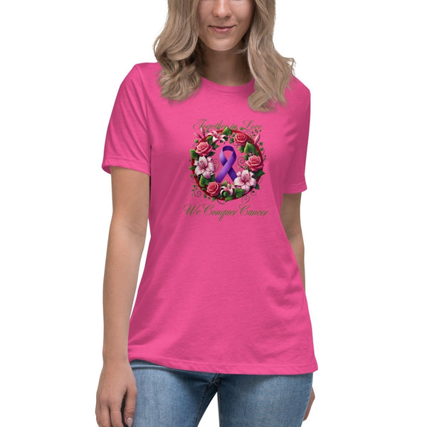 Pancreatic Women's Rose Tee - JohnVsGBMBerryS