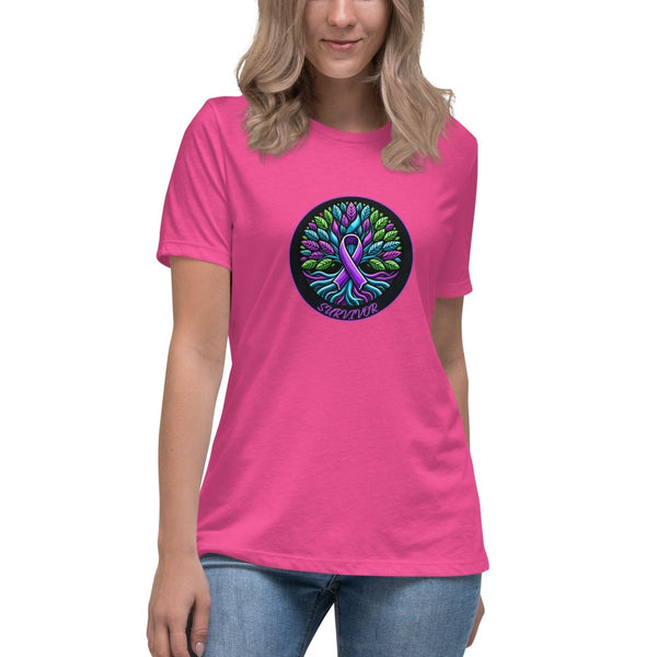 Pancreatic Women's Tree of Life Tee - JohnVsGBMBerryS
