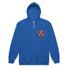 Pink Multi Ribbon Graffiti Zip Up Hoodie - JohnVsGBMRoyalS