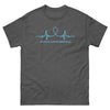 Prostate Cancer Heartbeat Tee - JohnVsGBMDark HeatherS