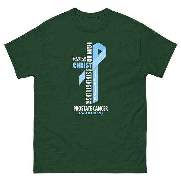 Prostate Cancer Through Christ Tee - JohnVsGBMForest GreenS