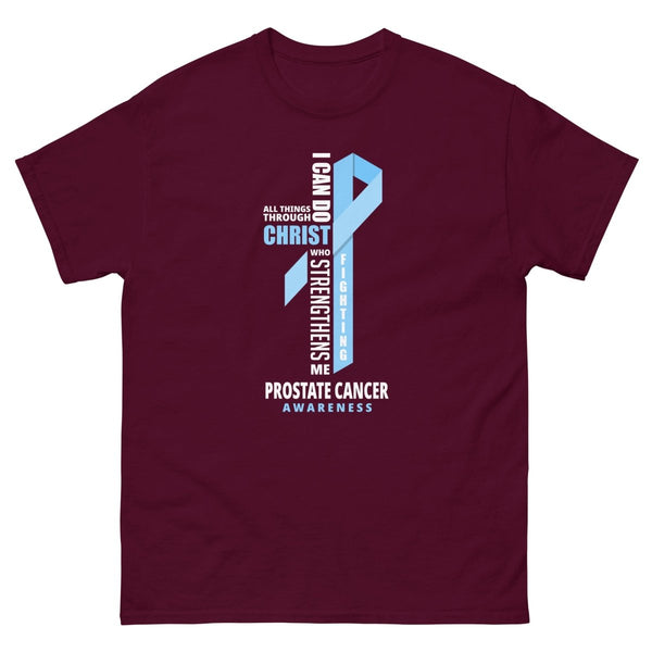 Prostate Cancer Through Christ Tee - JohnVsGBMMaroonS