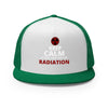 Radiation Brain Cancer Trucker Cap - JohnVsGBMKelly/ White/ Kelly