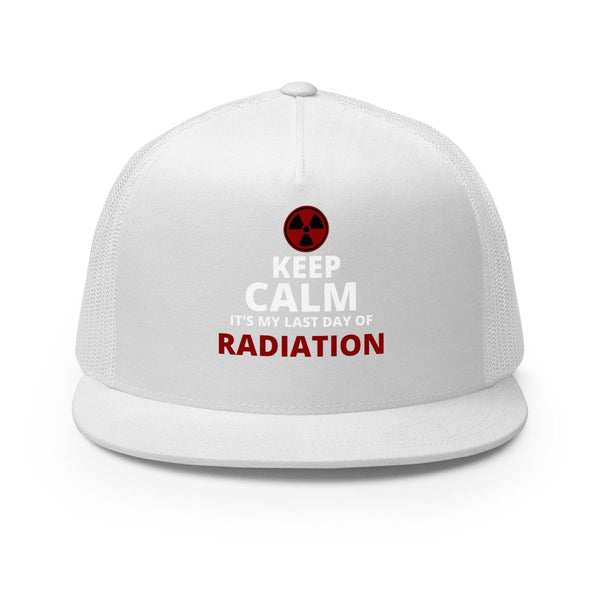 Radiation Brain Cancer Trucker Cap - JohnVsGBMWhite