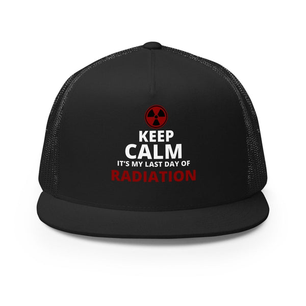Radiation Brain Cancer Trucker Cap - JohnVsGBMBlack