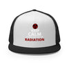 Radiation Brain Cancer Trucker Cap - JohnVsGBMBlack/ White/ Black