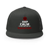 Radiation Brain Cancer Trucker Cap - JohnVsGBMCharcoal
