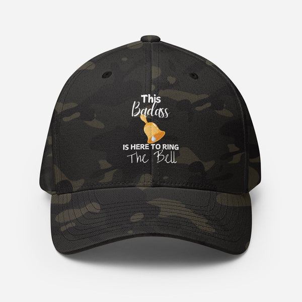 Ring the Bell (Brain Cancer) Fitted Cap - JohnVsGBMMulticam BlackS/M