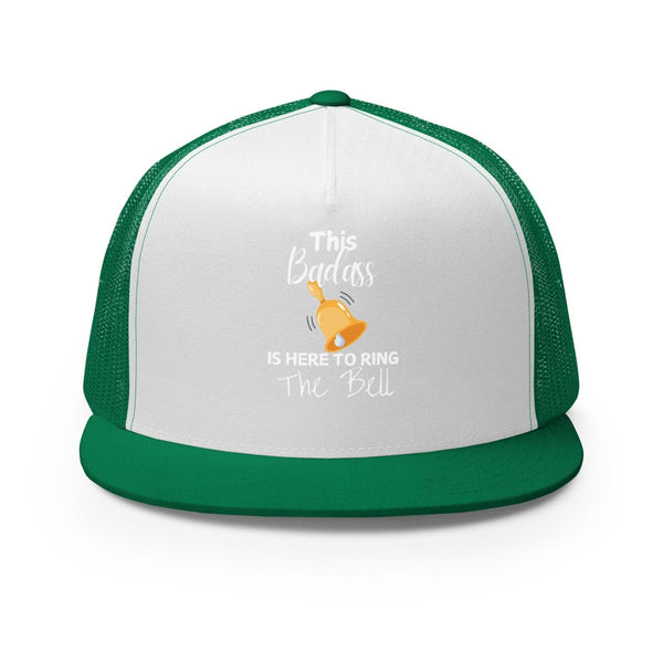 Ring the Bell (Brain Cancer) Trucker Cap - JohnVsGBMKelly/ White/ Kelly