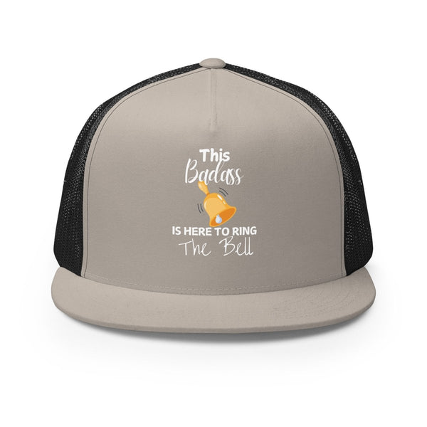 Ring the Bell (Brain Cancer) Trucker Cap - JohnVsGBMSilver/ Black