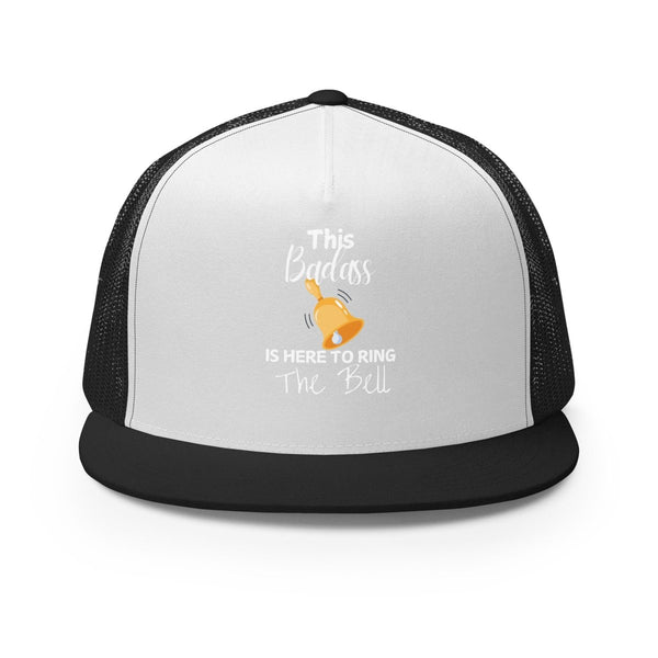 Ring the Bell (Brain Cancer) Trucker Cap - JohnVsGBMBlack/ White/ Black