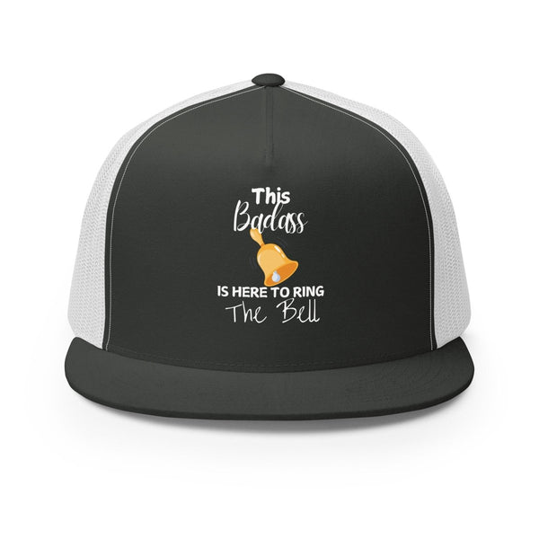 Ring the Bell (Brain Cancer) Trucker Cap - JohnVsGBMCharcoal/ White