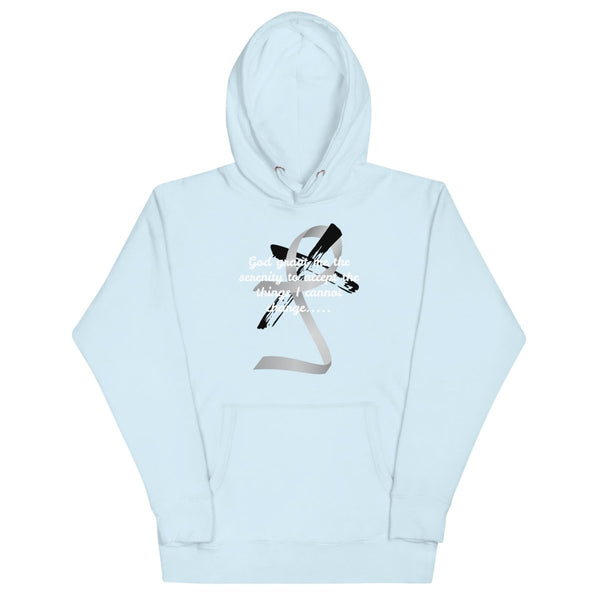 Serenity Prayer Hoodie - JohnVsGBMSky BlueS