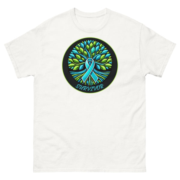 Solid Blue Tree of Life Tee - JohnVsGBMWhiteS