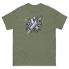 Solid Grey Graffiti Tee - JohnVsGBMMilitary GreenS