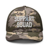 Support Squad Embroidered Camouflage Trucker Hat - JohnVsGBMCamo/Olive