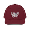 Support Squad Embroidered Trucker Cap - JohnVsGBMCardinal