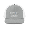 Support Squad Embroidered Trucker Cap - JohnVsGBMHeather Grey/White