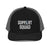 Support Squad Embroidered Trucker Cap - JohnVsGBMBlack / Charcoal