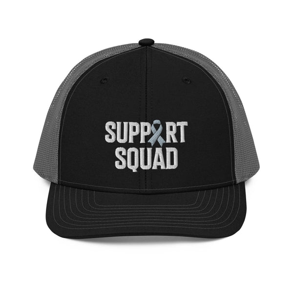 Support Squad Embroidered Trucker Cap - JohnVsGBMBlack / Charcoal