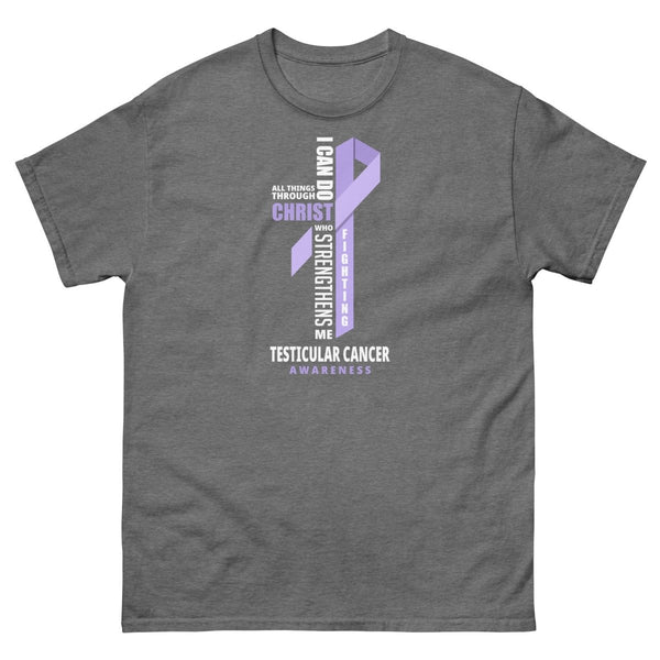 Testicular Through Christ Tee - JohnVsGBMGraphite HeatherS