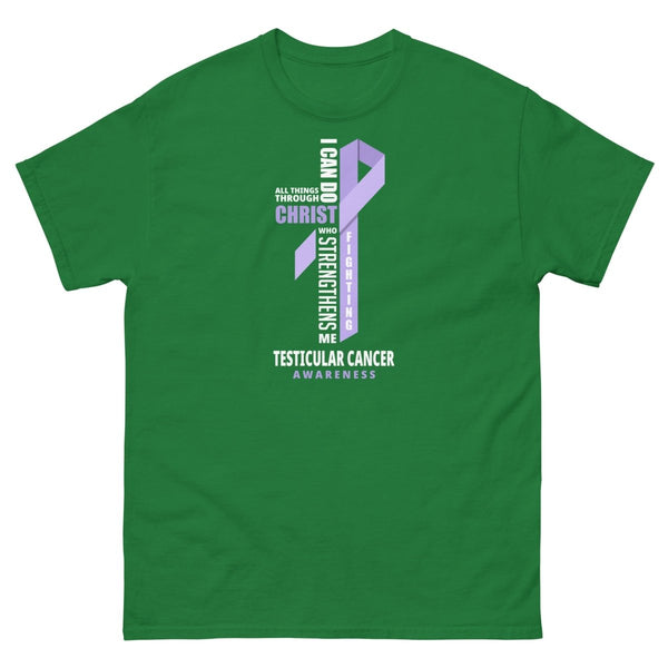 Testicular Through Christ Tee - JohnVsGBMTurf GreenS
