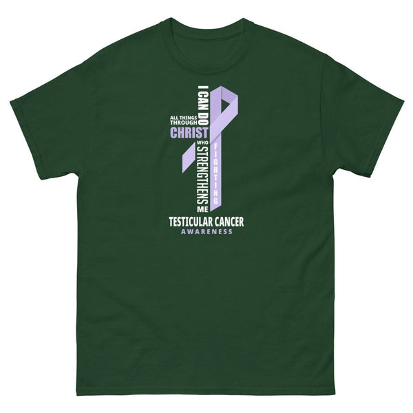 Testicular Through Christ Tee - JohnVsGBMForest GreenS