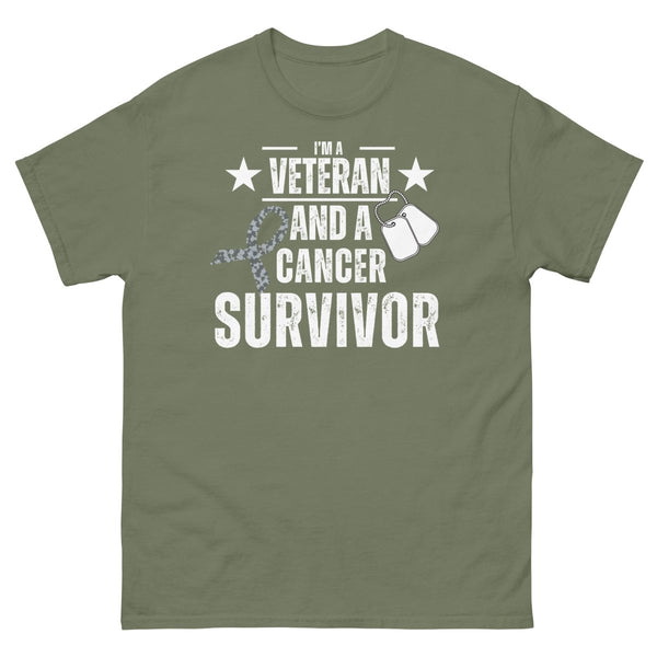 Veteran Ribbon Tags Tee - JohnVsGBMMilitary GreenS