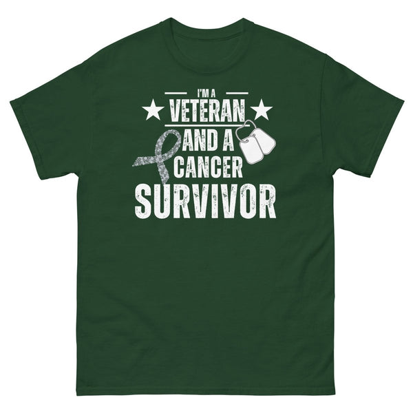 Veteran Ribbon Tags Tee - JohnVsGBMForest GreenS