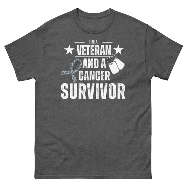 Veteran Ribbon Tags Tee - JohnVsGBMDark HeatherS