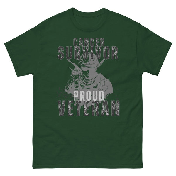 Veteran Soldier Grey Tee - JohnVsGBMForest GreenS