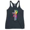 Women's All Things Through Christ Tank Top - JohnVsGBMVintage NavyXS