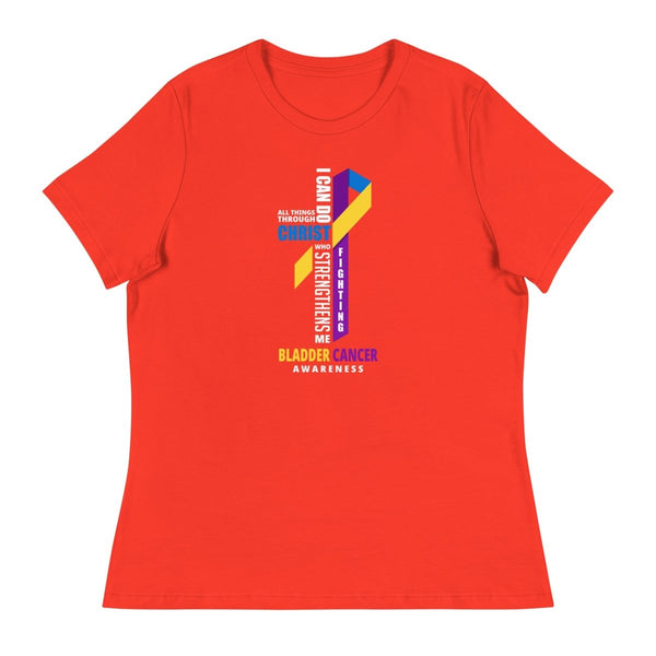 Women's Bladder Cancer Through Christ Tee - JohnVsGBMPoppyS