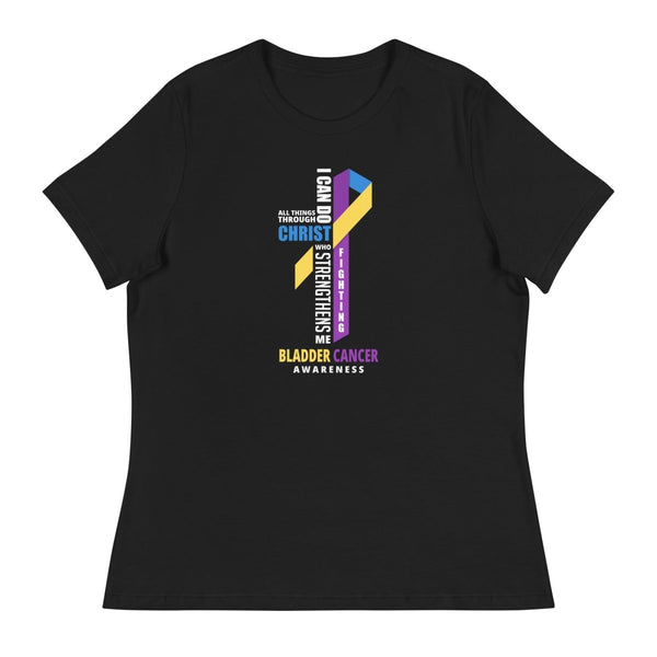 Women's Bladder Cancer Through Christ Tee - JohnVsGBMBlackS