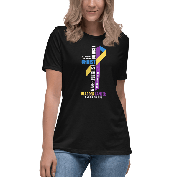 Women's Bladder Cancer Through Christ Tee - JohnVsGBMBlackS