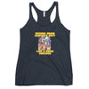 Women's Brain Cancer Disco Unicorn Tank Top - JohnVsGBMVintage NavyXS
