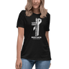 Women's Brain Cancer Through Christ Tee - JohnVsGBMBlackS