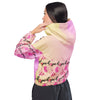 Women’s Breast Cancer Multi Cropped Windbreaker - JohnVsGBMWhiteXS