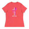 Women's Breast Cancer Through Christ Tee - JohnVsGBMHeather RedS
