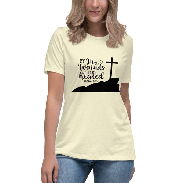 Women's By His Wounds Tee - JohnVsGBMCitronS