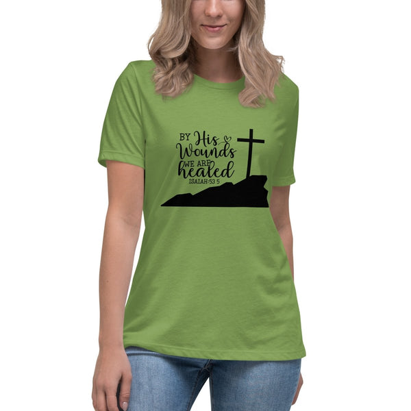 Women's By His Wounds Tee - JohnVsGBMLeafS