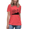 Women's By His Wounds Tee - JohnVsGBMHeather RedS