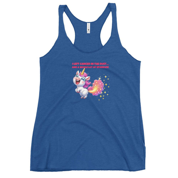 Women's Cancer Dust Tank Top - JohnVsGBMVintage RoyalXS