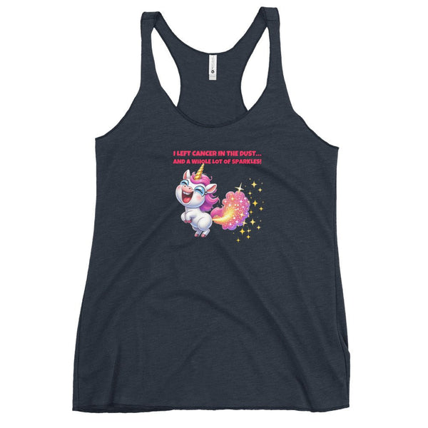 Women's Cancer Dust Tank Top - JohnVsGBMVintage NavyXS