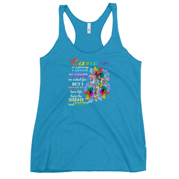 Women's Cancer Never Planned Tank Top - JohnVsGBMVintage TurquoiseXS