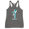Women's Cervical Cancer Christ Tank Top - JohnVsGBMPremium HeatherXS