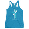 Women's Cervical Cancer Christ Tank Top - JohnVsGBMVintage TurquoiseXS
