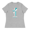 Women's Cervical Cancer Through Christ Tee - JohnVsGBMAthletic HeatherS